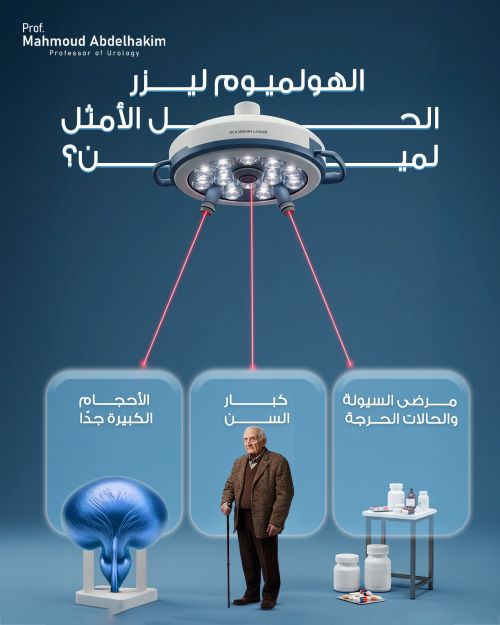 أسباب اللجوء إلى علاج تضخم البروستاتا بالليزر