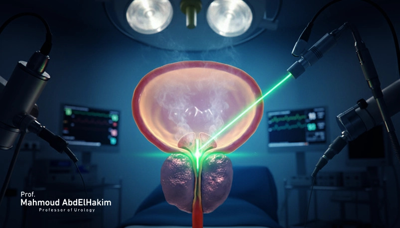 علاج تضخم البروستاتا بالليزر